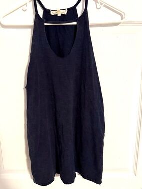 Women’s Buckle Gilded Intent Navy Blue Tank Top Size S
